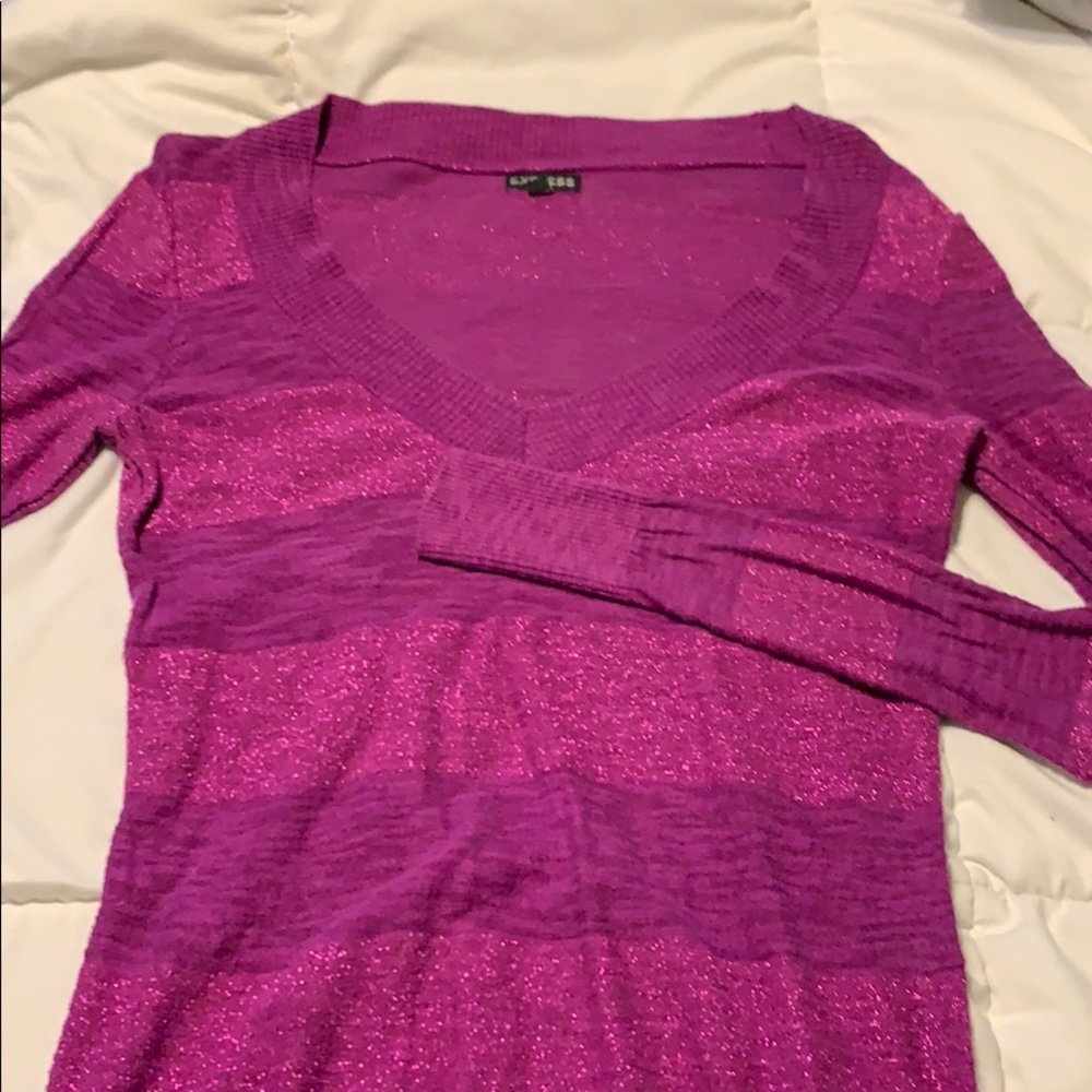 Purple sweater express